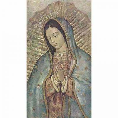 Our Lady Of Guadalupe-Bust 2 x 4 inch Holy Card - (Pack of 100) - 846218002203 - 400-532