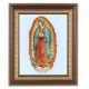 Our Lady Of Guadalupe In A Fine Detailed Cherry / Gold Edge Frame -  - 126-216