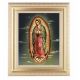Our Lady Of Guadalupe In A Fine Detailed Scrollwork Satin Gold Frame -  - 138-268