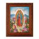 Our Lady Of Guadalupe In A Fine Mahogany Finished Frame -  - 161-218