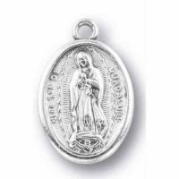 Our Lady Of Guadalupe Silver Oxidized Medal (25 Pack)