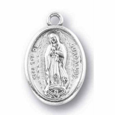 Our Lady Of Guadalupe Silver Oxidized Medal (25 Pack) - 846218076976 - 1086-216