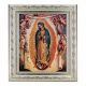 Our Lady Of Guadalupe w/Angels 10x8 inch Print In a Silver Frame - 846218065994 - 164-221