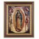 Our Lady Of Guadalupe w/Angels In A Fine Cherry & Gold Edge Frame -  - 126-221