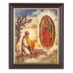 Our Lady Of Guadalupe w/Juan Diego 10x8in Print In a Dark Walnut Frame - 846218069275 - 133-219