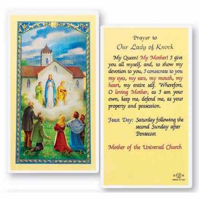 Our Lady Of Knock 2 x 4 inch Holy Cards (50 Pack) - 846218016415 - E24-291