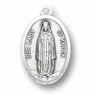 Our Lady Of Knock Silver Oxidized Medal (25 Pack) - 846218077102 - 1086-291