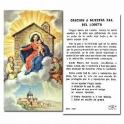 Our Lady Of Loreto 2 x 4 inch Holy Cards - (Pack of 100)
