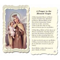50pk - Our Lady Of Mount Carmel Prayer-Card - (Pack of 50)
