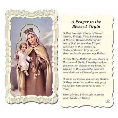 Our Lady Of Mount Carmel Holy Card - (Pack of 50) -  - G50-257