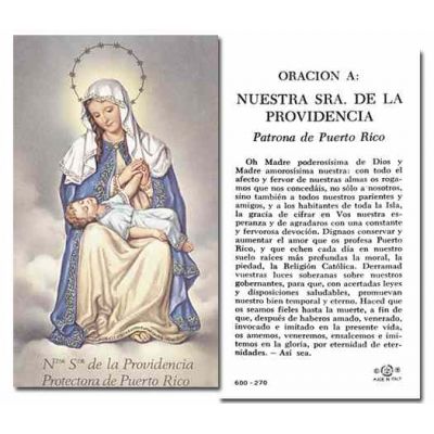 Our Lady Of Providencia Holy Card w/Gold Edges 100 Pack -  - 600-270
