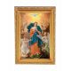 Our Lady Untier Of Knots In An Gold Frame With Carved Edge - 2Pk -  - 461-906