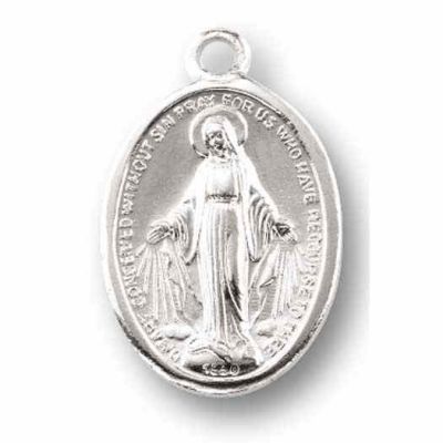 Oxidized Miraculous Silver Oxidized Medal (25 Pack) - 846218077003 - 1086-253
