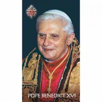 100pk - Pope Benedict XVI - 2 x 4 inch Prayer-Card - (Pack of 100)