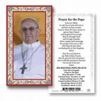 100pk - Pope Francis 2 x 4 inch Prayer-Card - (Pack of 100)