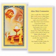 25pk - Prayer After Communion Laminated Holy Card  Pk 25