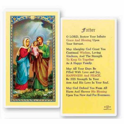 Prayer For Father 2 x 4 inch Holy Card (50 Pack) - 846218014664 - E24-747