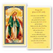 25pk - Prayer for Grace Laminated Holy Card  Pk 25