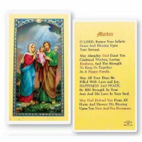 25pk - Prayer for Mother Laminated Holy Card  Pk 25