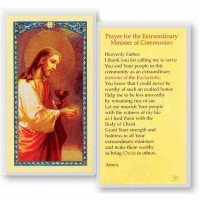 25pk - Prayer for the Minister Laminated Holy Card  Pk 25