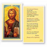 25pk - Prayer of Saint Ephrem Laminated Holy Card  Pk 25