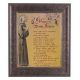 Prayer Of Saint Francis In An Art-deco Frame In A Gold Decorative Lip -  - 124-311