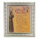 Prayer Of St Francis 10x8 inch Print In a Antique Silver Frame - 846218066250 - 164-311