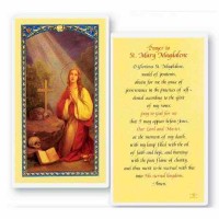25pk - Prayer to Mary Magdalene Laminated Holy Card  Pk 25