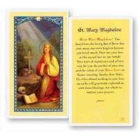 25pk - Prayer to Mary Magdalene Laminated Holy Card  Pk 25