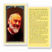 Prayer To Saint Pio Of Pietrelcina 2 x 4 inch Holy Card (50 Pack)