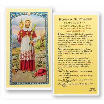 Prayer To Saint Raymond Holy Card - (Pack Of 31) -  - E24-528