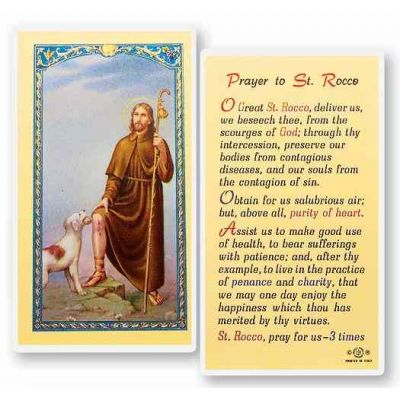 Prayer To Saint Rocco Holy Card - (Pack Of 31) -  - E24-536