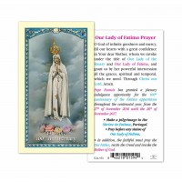 25pk - Prayer to the Our Lady of Fatima 100th Anniversary Laminated Holy Card  Pk 25