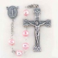 Premium Handcrafted First Communion Rosary 17 1/2 inch