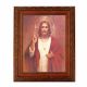 Sacred Heart Of Jesus 10 x 8in. Print In a Mahogany Finished Frame - 846218064041 - 161-109