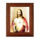 Sacred Heart Of Jesus 10x8 in. Print w/Mahogany Finished Frame - 846218064027 - 161-111