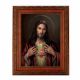 Sacred Heart Of Jesus 10x8 inch Print w/Mahogany Finished Frame - 846218064065 - 161-115