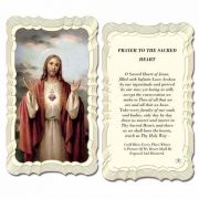 Sacred Heart Of Jesus 2 x 4 inch Holy Card - (Pack of 50)