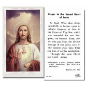 Sacred Heart Of Jesus Paper Holy Card