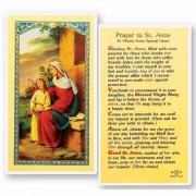 25pk - Saint Anne Obtain Favor Laminated Holy Card  Pk 25