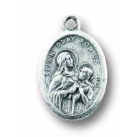 Saint Anne Oxidized Medal (Pack of 25)