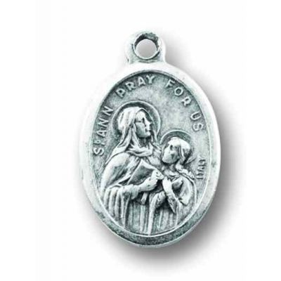 Saint Anne Oxidized Medal (Pack of 25) -  - 1086-610
