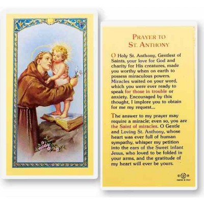 Saint Anthony Holy Card - (Pack - 31) -  - E24-304