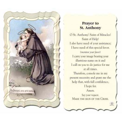 Saint Anthony Holy Card (Pack of 50) -  - G50-302