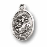 Saint Anthony Oxidized Medal (25 Pack)