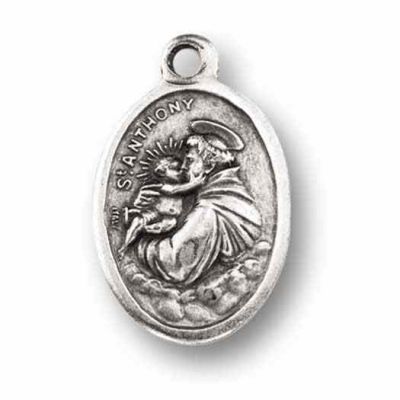 Saint Anthony Oxidized Medal (25 Pack) - 846218077126 - 1086-300