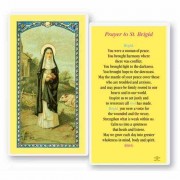 25pk - Prayer to Saint Brigid Laminated Holy Card  Pk 25