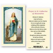 Saint Catherine Of Alexandria Holy Card - (Pack Of 50)