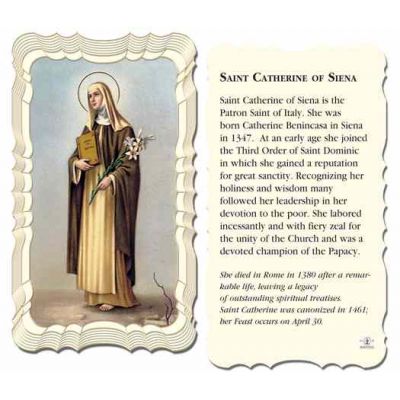 Saint Catherine Of Siena Holy Card - (Pack of 50) -  - G50-416