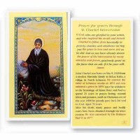 25pk - Saint Charbel Laminated Holy Card  Pk 25
